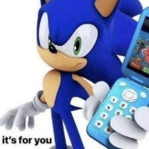 Стикер Sonic_important_negotiations - 1