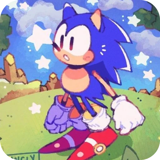 Стикер Sonic_one_by_TgEmodziBot - 1