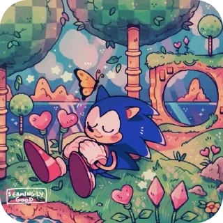 Стикер Соник/Sonic 💨 @sonic_the_hednehog - 7
