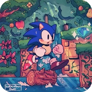 Стикер Соник/Sonic 💨 @sonic_the_hednehog - 8