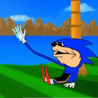 Sticker Соник - 7