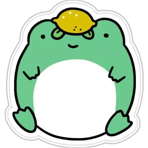 Sticker @GIFSTIKI 🐸 Froggy - 8