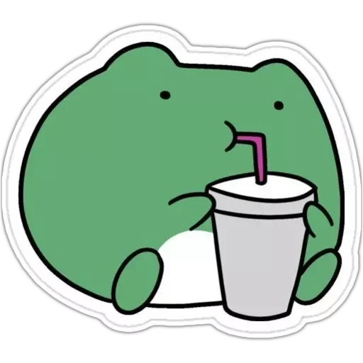 Sticker @GIFSTIKI 🐸 Froggy - 7