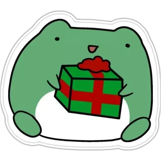Sticker @GIFSTIKI 🐸 Froggy - 5
