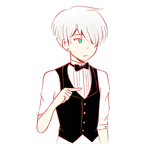 Стикер 40 оттенков серебра @nyasticks - 8