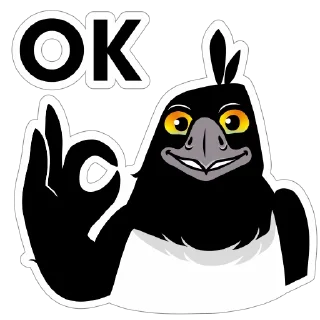 Sticker Сорока Глафира - 3