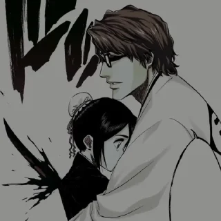Стикер Sōsuke Aizen @numen_sticker - 9