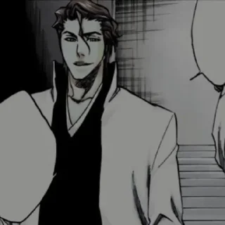 Стикер Sōsuke Aizen @numen_sticker - 3