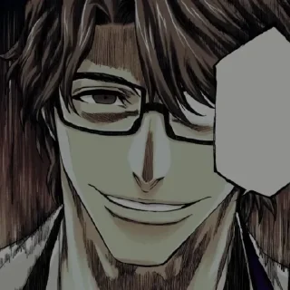 Стикер Sōsuke Aizen @numen_sticker - 2
