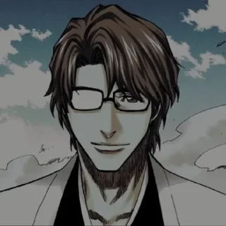 Стикер Sōsuke Aizen @numen_sticker - 7
