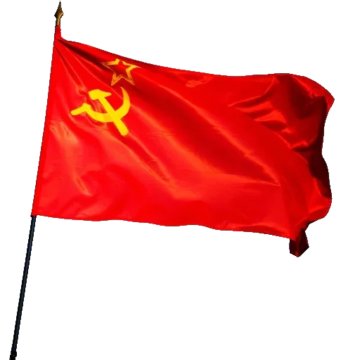 флаг красный кармин