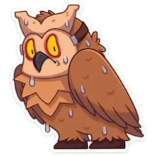 Стикер Совушка | @Stick4Gram - 0