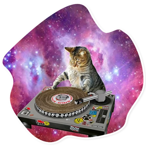 Стикер SpaceCats1 - 1