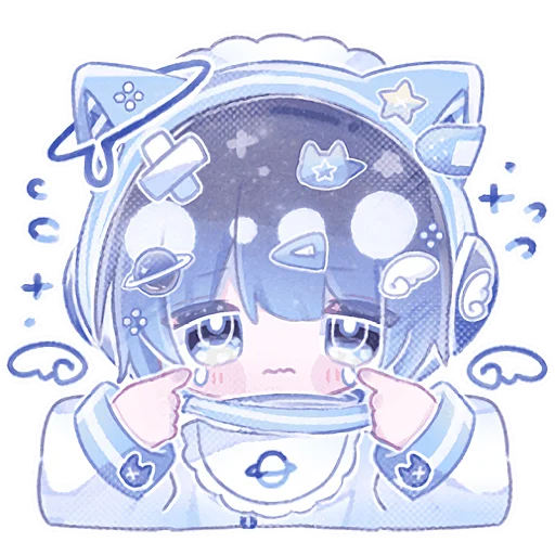 Sticker Space_Cat_Nyasticks - 1