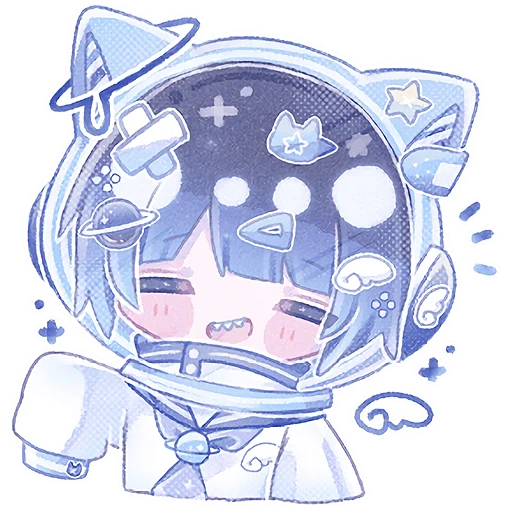 Sticker Space_Cat_Nyasticks - 1