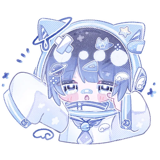 Sticker Space_Cat_Nyasticks - 1