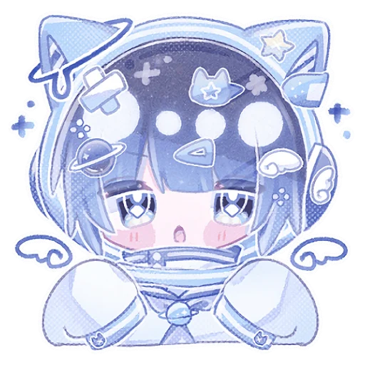 Sticker Space_Cat_Nyasticks - 1