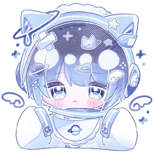 Sticker Space_Cat_Nyasticks - 1