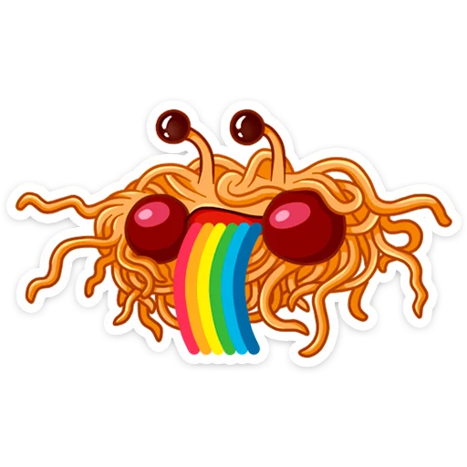 Sticker SpaghettiMonster - 1