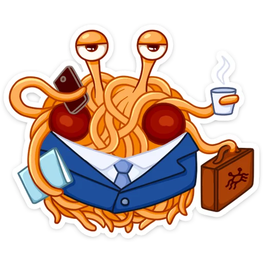 Стикер SpaghettiMonster - 1