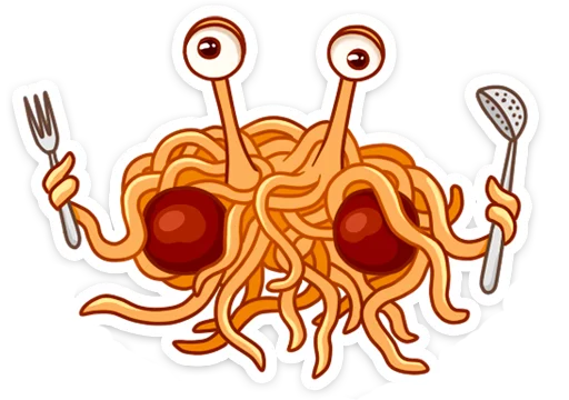 Sticker SpaghettiMonster - 1
