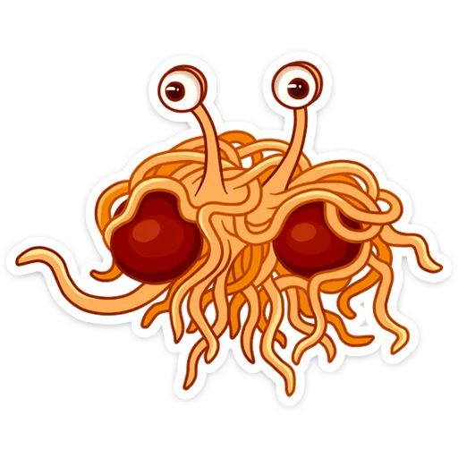Sticker SpaghettiMonster - 1