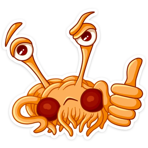 Sticker SpaghettiMonster - 1