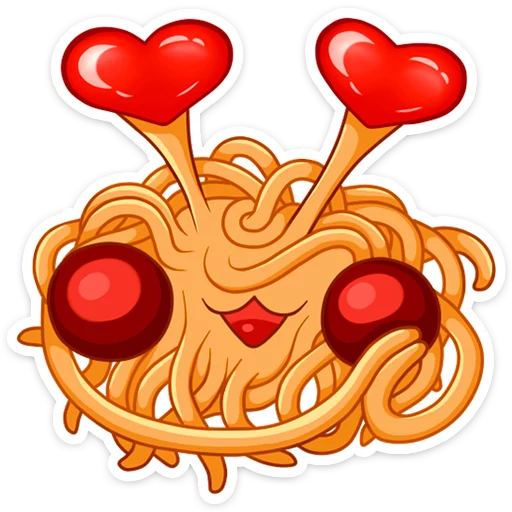 Sticker SpaghettiMonster - 1