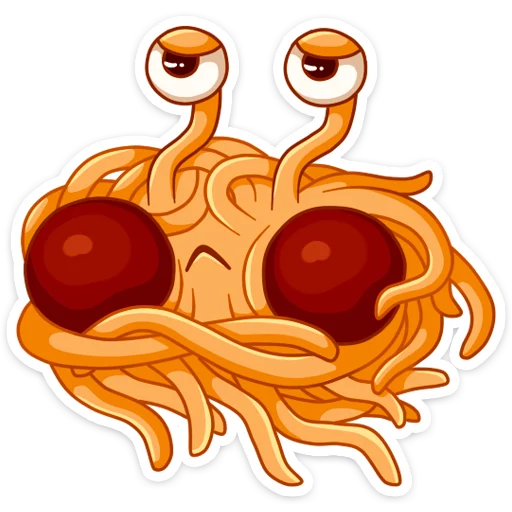 Sticker SpaghettiMonster - 1
