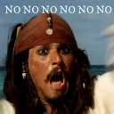 Sticker Captain Jack Sparrow - 2