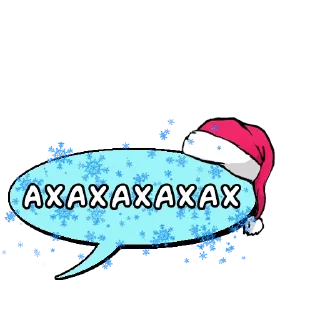 Sticker Комикс-облачка (НГ) @kamovaya_kasha - 0