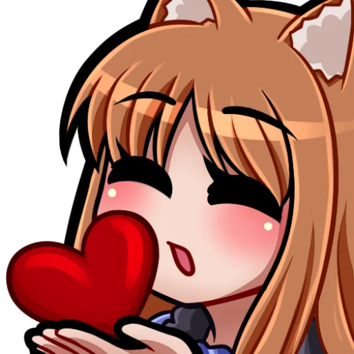 Sticker Holo, Холо By(@Kamigashi) - 1