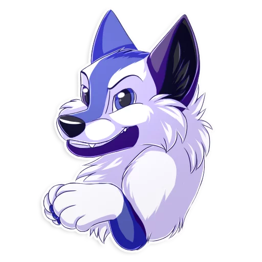 Sticker SpidyTheWolfy - 1