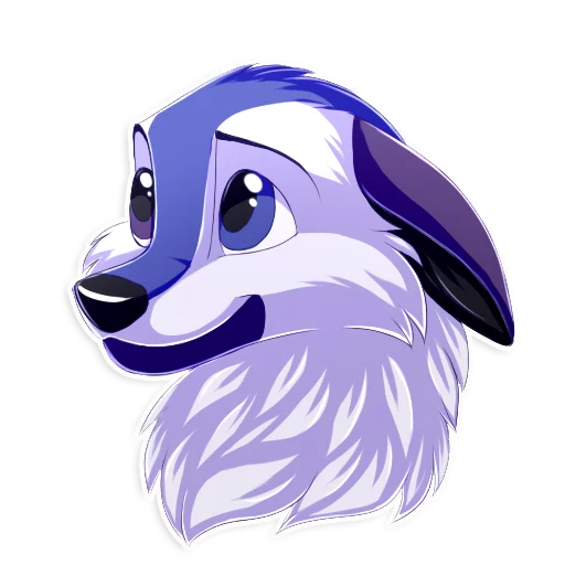 Sticker SpidyTheWolfy - 1