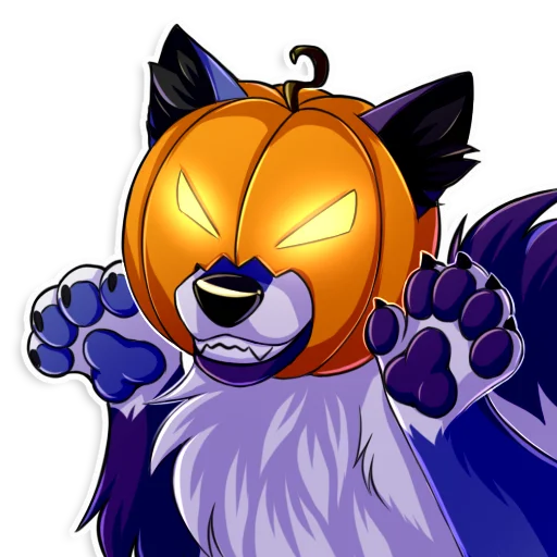 Sticker SpidyTheWolfy - 1