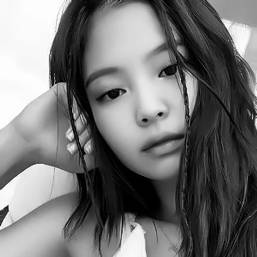 человеческое лицо Человек черно-белый