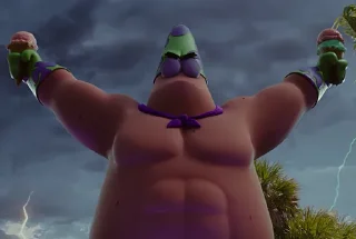 Стикер Губка Боб в 3D - 9