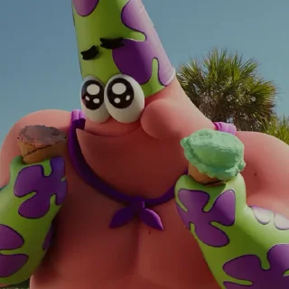 Стикер Губка Боб в 3D - 4