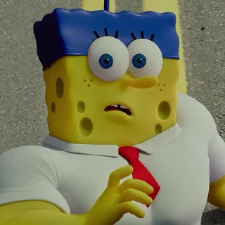 Стикер Губка Боб в 3D - 8