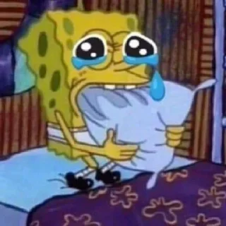 Sticker Губка боб шарит🥵😎 - 7