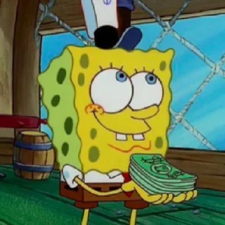 Sticker Губка боб шарит🥵😎 - 8