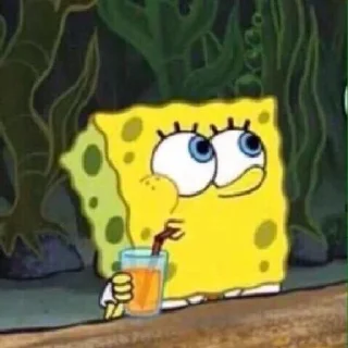 Sticker Губка боб шарит🥵😎 - 4