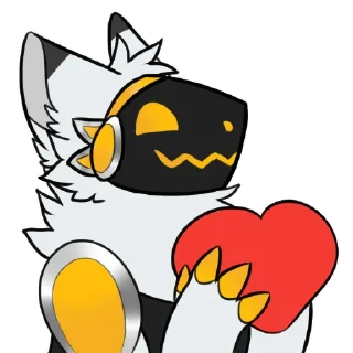 Стикер Spots The Protogen @OrangeSpots - 0