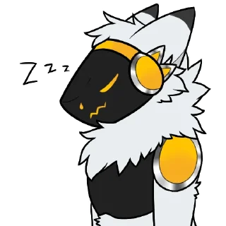 Стикер Spots The Protogen @OrangeSpots - 10