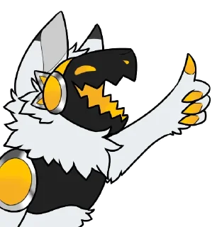 Стикер Spots The Protogen @OrangeSpots - 8