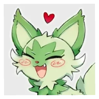 Стикер Sprigatito 😺✨🍃 - 7