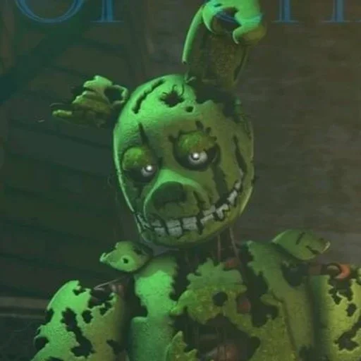 мультфильм зеленый искусство