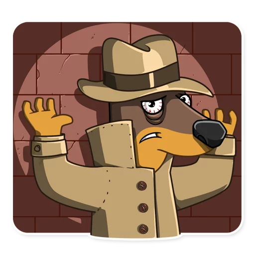 Sticker Dobie the Spy - 9