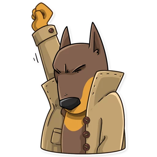 Sticker Dobie the Spy - 7