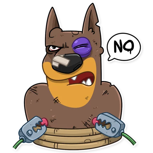 Sticker Dobie the Spy - 3